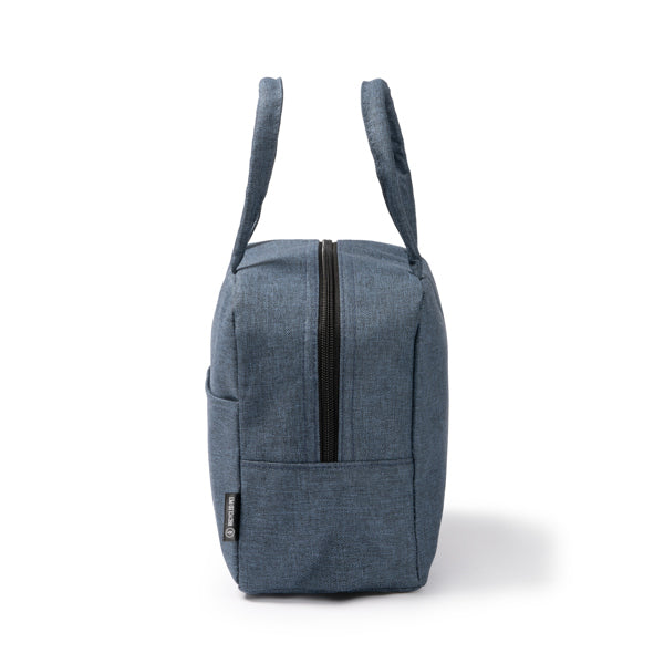Geantă izotermă din RPET 600D ATM WALT – Denim Melanj – fotografie 360