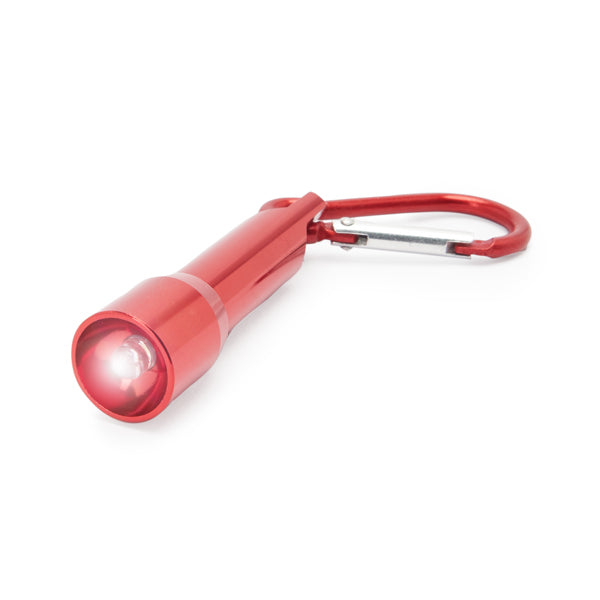Lanternă LED din aluminiu cu carabină ATM HALE – Roșu – fotografie 94