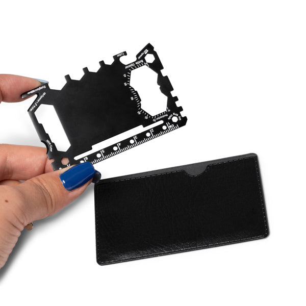 Unealtă multifuncțională tip card cu 17 funcții ATM TRADIE – Negru – fotografie 141