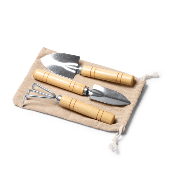 Set de grădinărit cu 3 accesorii din bambus și inox ATM CROCUS – Natural – fotografie 160