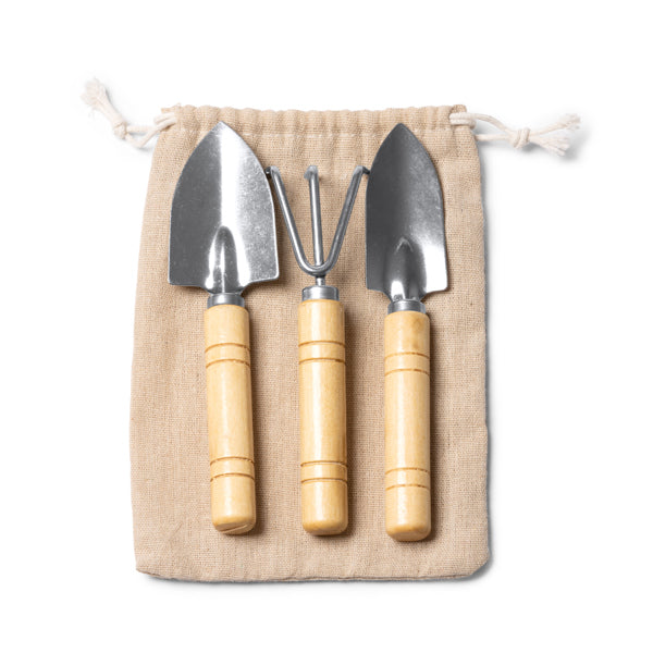 Set de grădinărit cu 3 accesorii din bambus și inox ATM CROCUS – Natural – fotografie 161