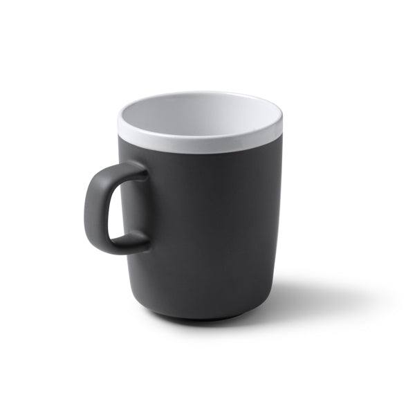 Cană ceramică mată ATM CARTUX – Negru [02] – fotografie 2
