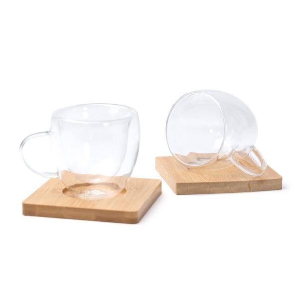 Set două cești din sticlă ATM ROBUS – Transparent [00] – fotografie 3