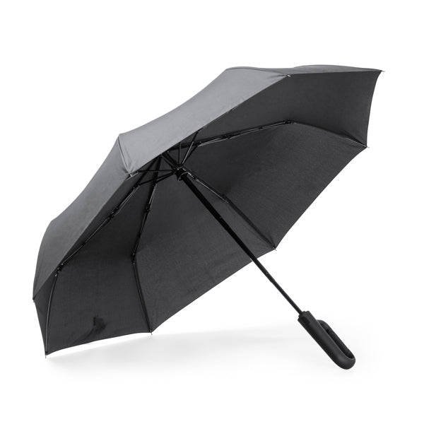 Umbrelă pliabilă RPET cu carabină ATM ALCIRA – Alb [01] – fotografie 2