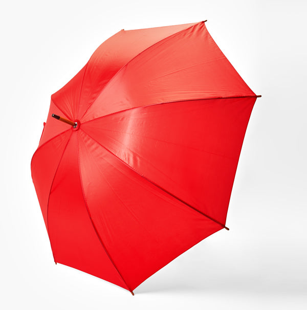 Umbrelă cu mâner din lemn ATM LYSE – Alb [01] – fotografie 4