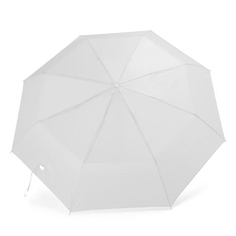 Umbrelă pliabilă RPET cu lemn ATM RPET KHASI – Alb [01] – fotografie 7