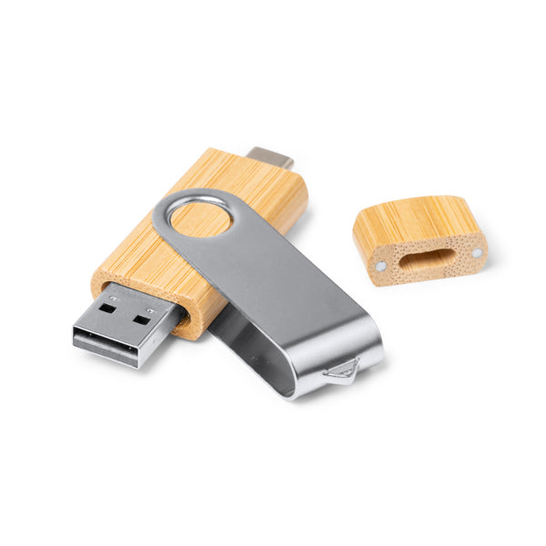 Memorie USB și USB-C din bambus ATM GATLIN – Bambus [999] – fotografie 5