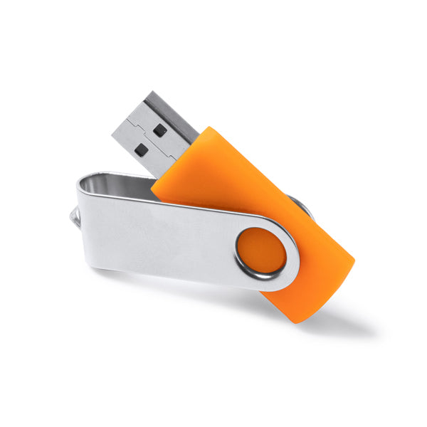 Memorie USB cu clemă rotativă ATM MARVIN – Alb [01] – fotografie 2
