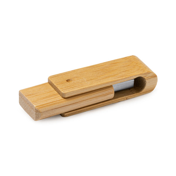 Memorie USB din bambus ATM PERCY – Bambus [999] – fotografie 3