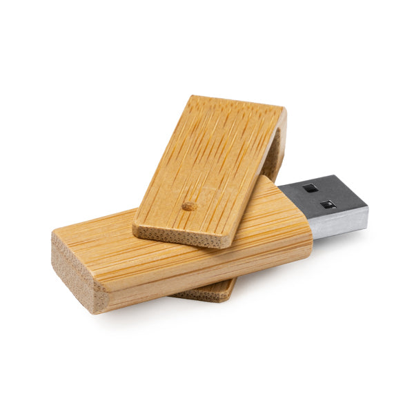 Memorie USB din bambus ATM PERCY – Bambus [999] – fotografie 5