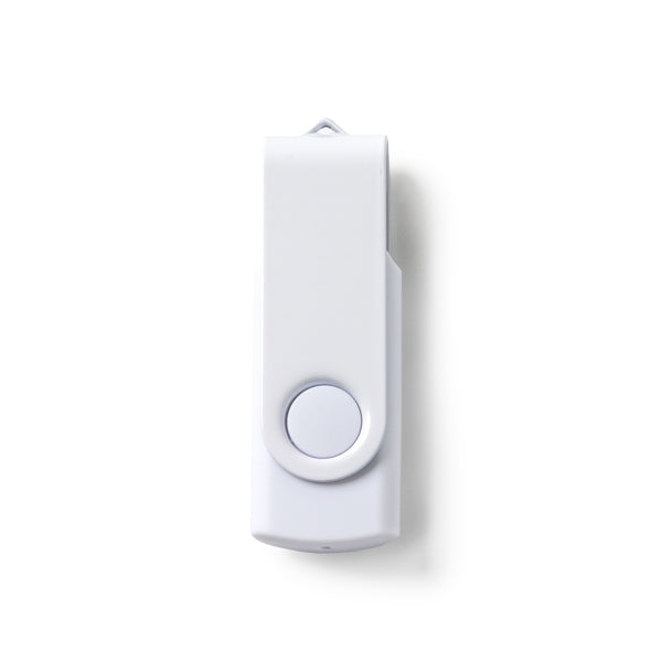 Memorie USB din ABS ATM RIOT – Alb [01] – fotografie 1