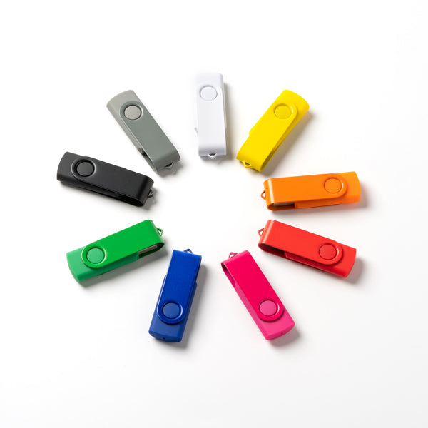 Memorie USB din ABS ATM RIOT – Alb [01] – fotografie 3
