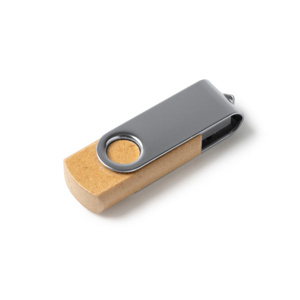 Memorie USB din carton reciclat ATM VIBO – Natural [29] – fotografie 3