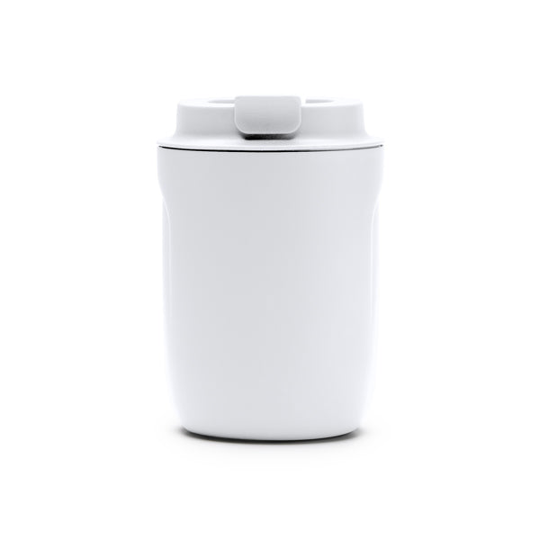Pahar termic din inox cu capac ATM TANIK – Alb [01] – fotografie 1
