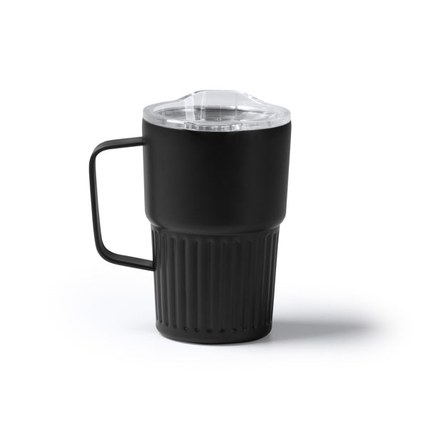 Pahar termic din inox reciclat ATM NUBEX – Negru [02] – fotografie 6