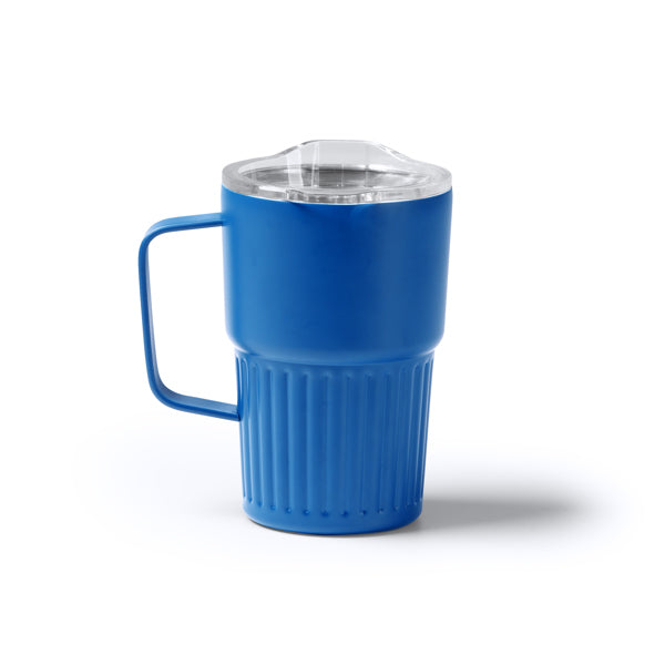 Pahar termic din inox reciclat ATM NUBEX – Albastru Royal [05] – fotografie 7