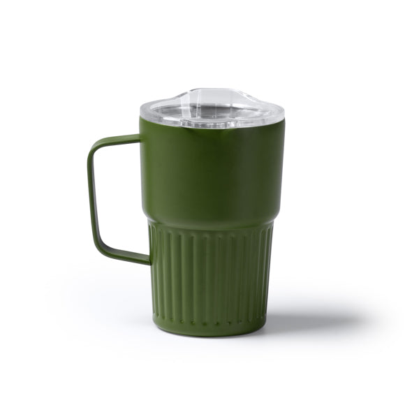 Pahar termic din inox reciclat ATM NUBEX – Verde Închis [107] – fotografie 8