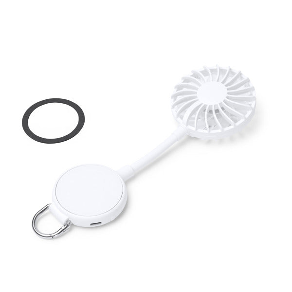 Ventilator cu suport magnetic pentru telefon ATM DENISON – Alb [01] – fotografie 2