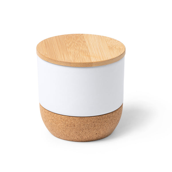 Lumânare cu vanilie în recipient ceramic ATM SILKEN – Natural [29] – fotografie 2