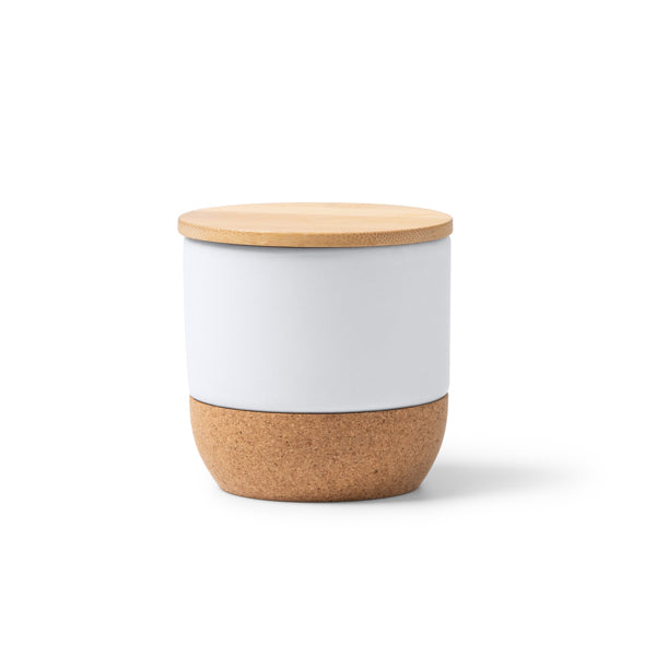 Lumânare cu vanilie în recipient ceramic ATM SILKEN – Natural [29] – fotografie 1