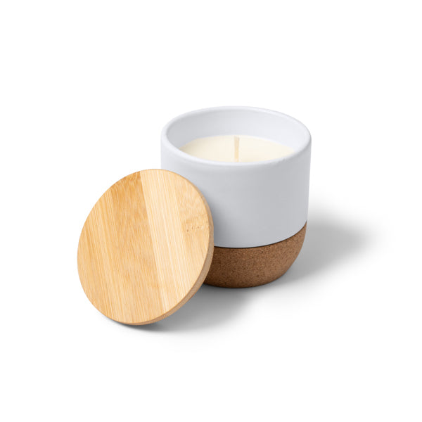 Lumânare cu vanilie în recipient ceramic ATM SILKEN – Natural [29] – fotografie 3