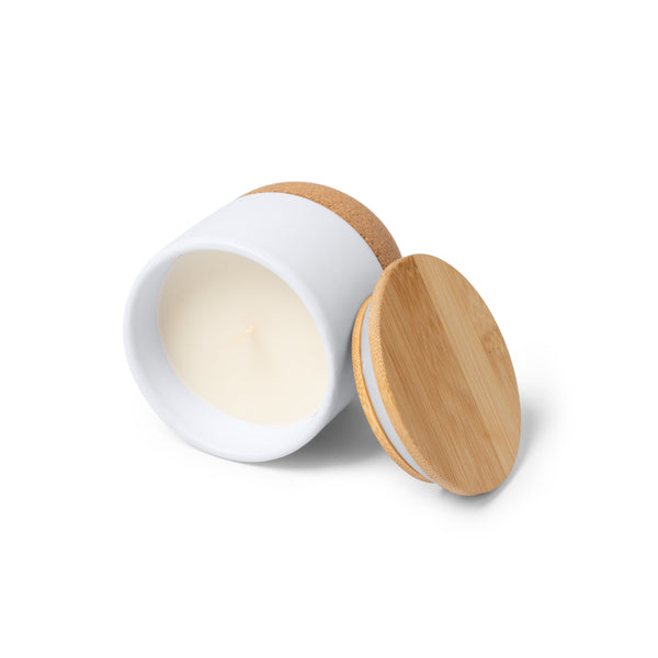 Lumânare cu vanilie în recipient ceramic ATM SILKEN – Natural [29] – fotografie 4