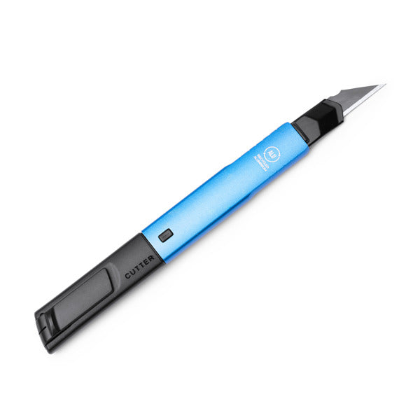 Cutter ATM WRK RAZER 1630 albastru royal cu lama deschisă