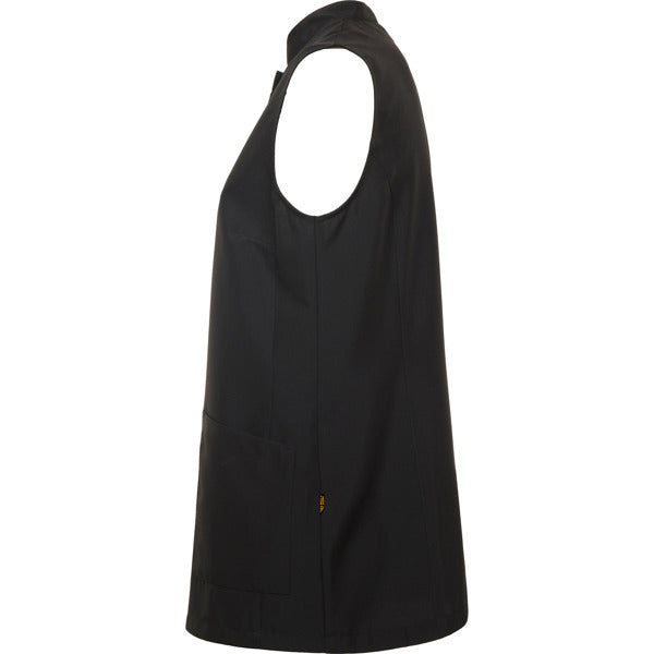 Bluză medicală fără mâneci ATM ALDANY – Negru [02]