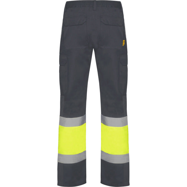 Pantaloni de înaltă vizibilitate ATM NAOS – Plumb/galben fluor [23221]