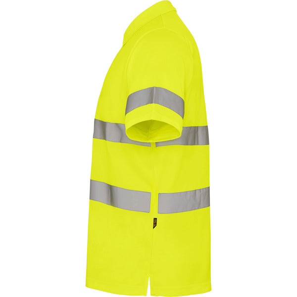 Tricou polo de înaltă vizibilitate ATM POLARIS – Galben fluor [221]