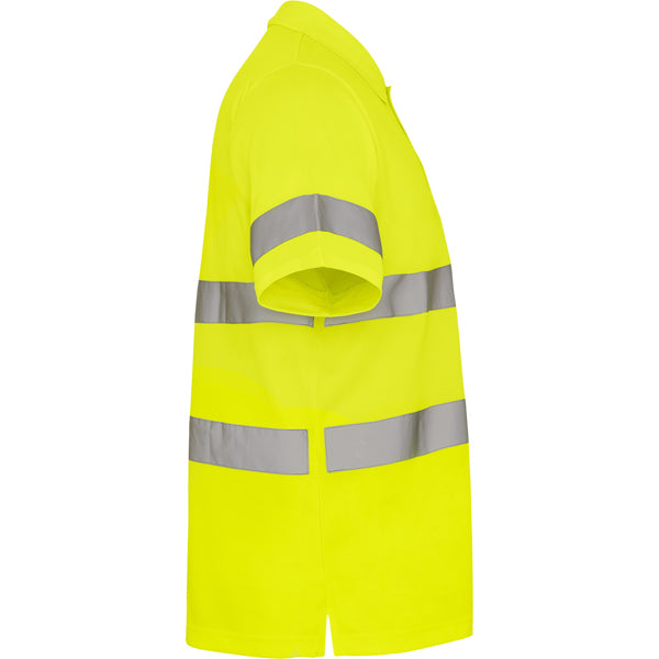 Tricou polo de înaltă vizibilitate ATM POLARIS – Galben fluor [221]