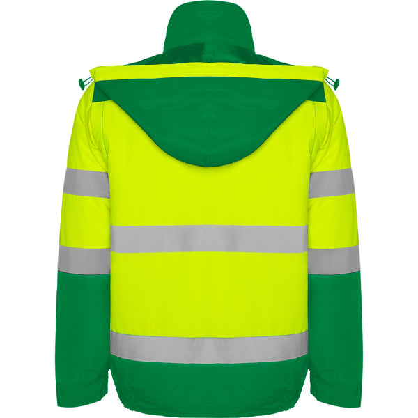 Jachetă de înaltă vizibilitate ATM EPSYLON – Verde grădină/galben fluor [52221]
