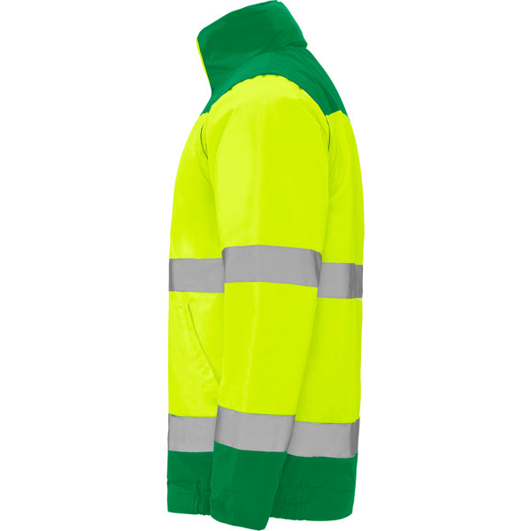 Jachetă de înaltă vizibilitate ATM EPSYLON – Verde grădină/galben fluor [52221]