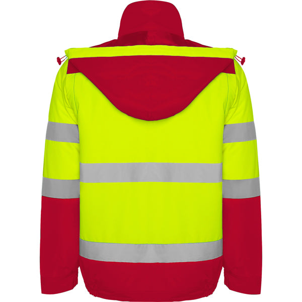 Jachetă de înaltă vizibilitate ATM EPSYLON – Rojo laboral/amarillo flúor [601221]
