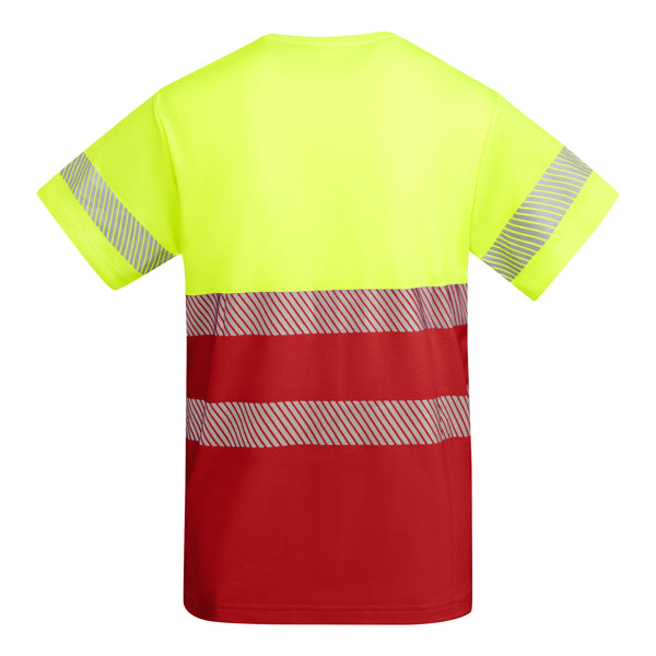Tricou de înaltă vizibilitate ATM TAURI – Rojo laboral/amarillo flúor [601221]