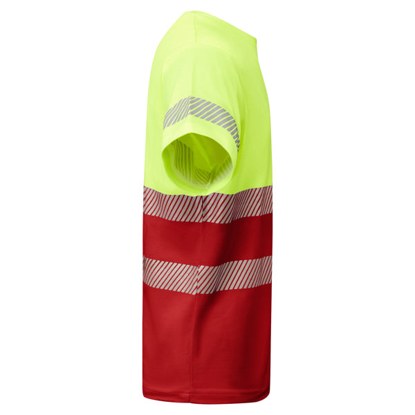Tricou de înaltă vizibilitate ATM TAURI – Rojo laboral/amarillo flúor [601221]