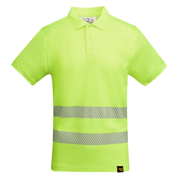 Tricou polo de înaltă vizibilitate ATM ATRIO – Galben fluor [221]