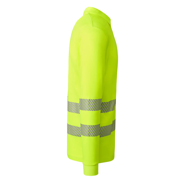 Tricou polo de înaltă vizibilitate ATM ATRIO LS – Galben fluor [221]