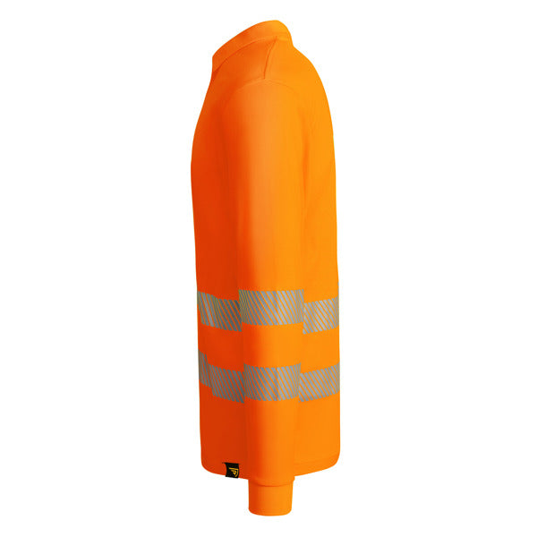 Tricou polo de înaltă vizibilitate ATM ATRIO LS – Portocaliu fluor [223]