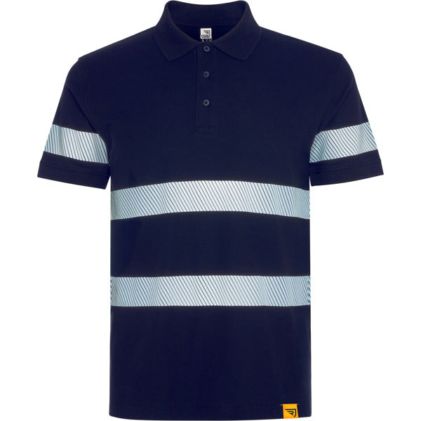 Tricou polo de înaltă vizibilitate ATM FORAN – Bleumarin [55]