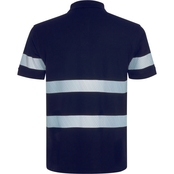 Tricou polo de înaltă vizibilitate ATM FORAN – Bleumarin [55]