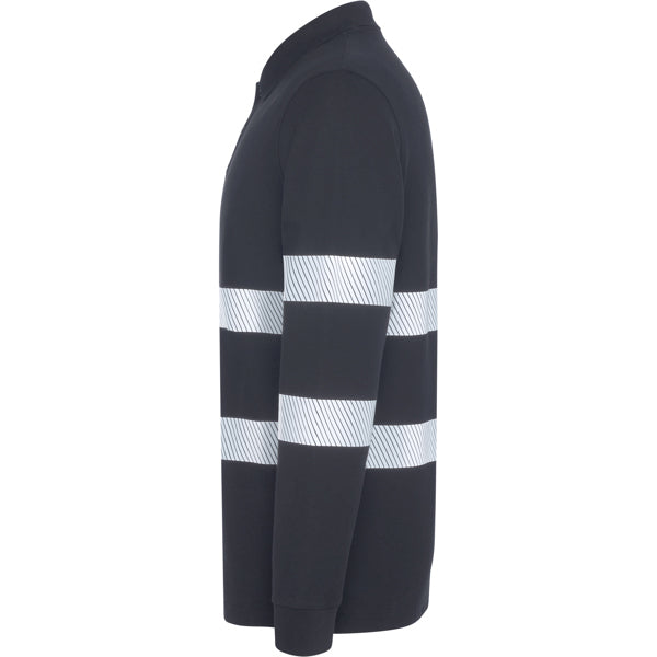 Tricou polo de înaltă vizibilitate ATM FORAN L/S – Plumb [23]